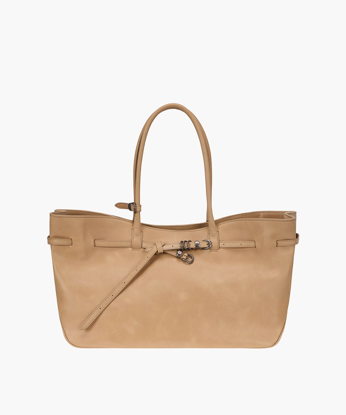 마지셔우드(MARGESHERWOOD) GRANDMA USED BAG LARGE_french beige pull-up