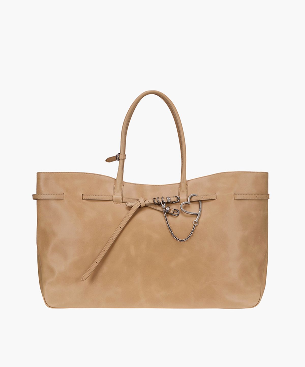 마지셔우드(MARGESHERWOOD) GRANDMA USED BAG XL_french beige pull-up