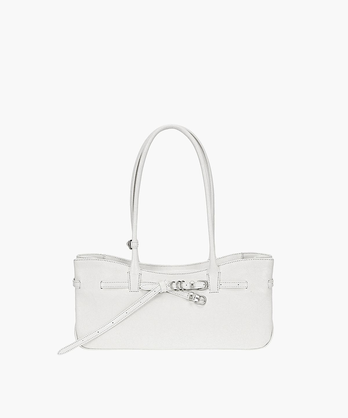 마지셔우드(MARGESHERWOOD) GRANDMA USED SHOULDER BAG_off white cracked