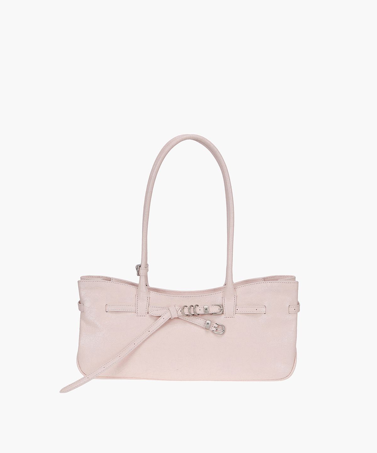 마지셔우드(MARGESHERWOOD) GRANDMA USED SHOULDER BAG_pale pink cracked