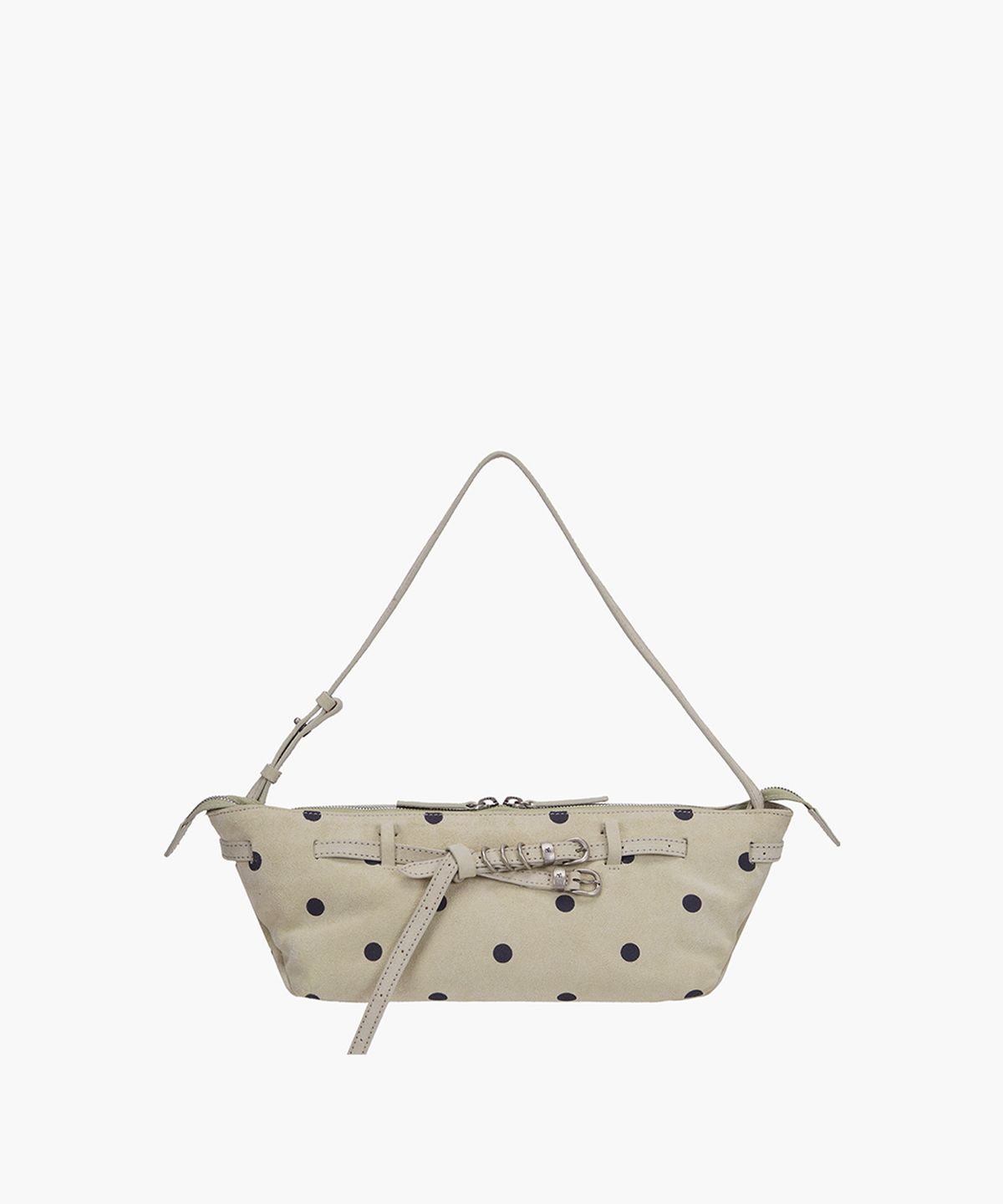 마지셔우드(MARGESHERWOOD) GRANDMA USED SLING BAG_blond wood printed suede