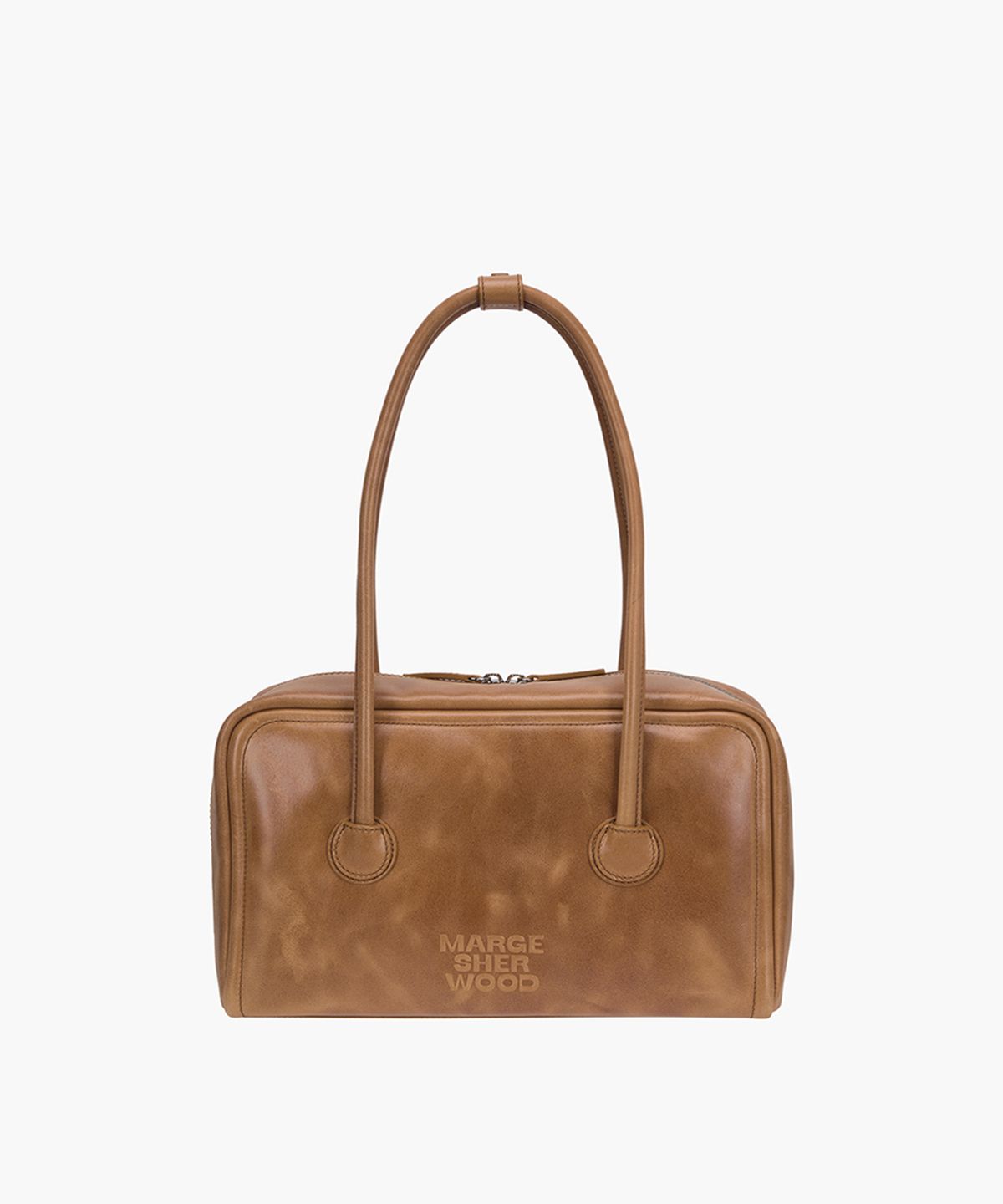 마지셔우드(MARGESHERWOOD) SOFT BOSTON_saddle brown pull-up