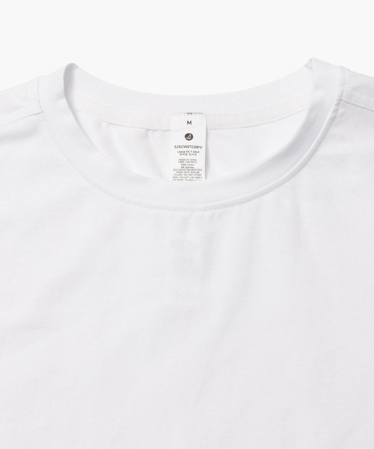 스페리(SPERRY) 루즈핏 크루넥 반팔티_아이보리 [SPRU_0005]