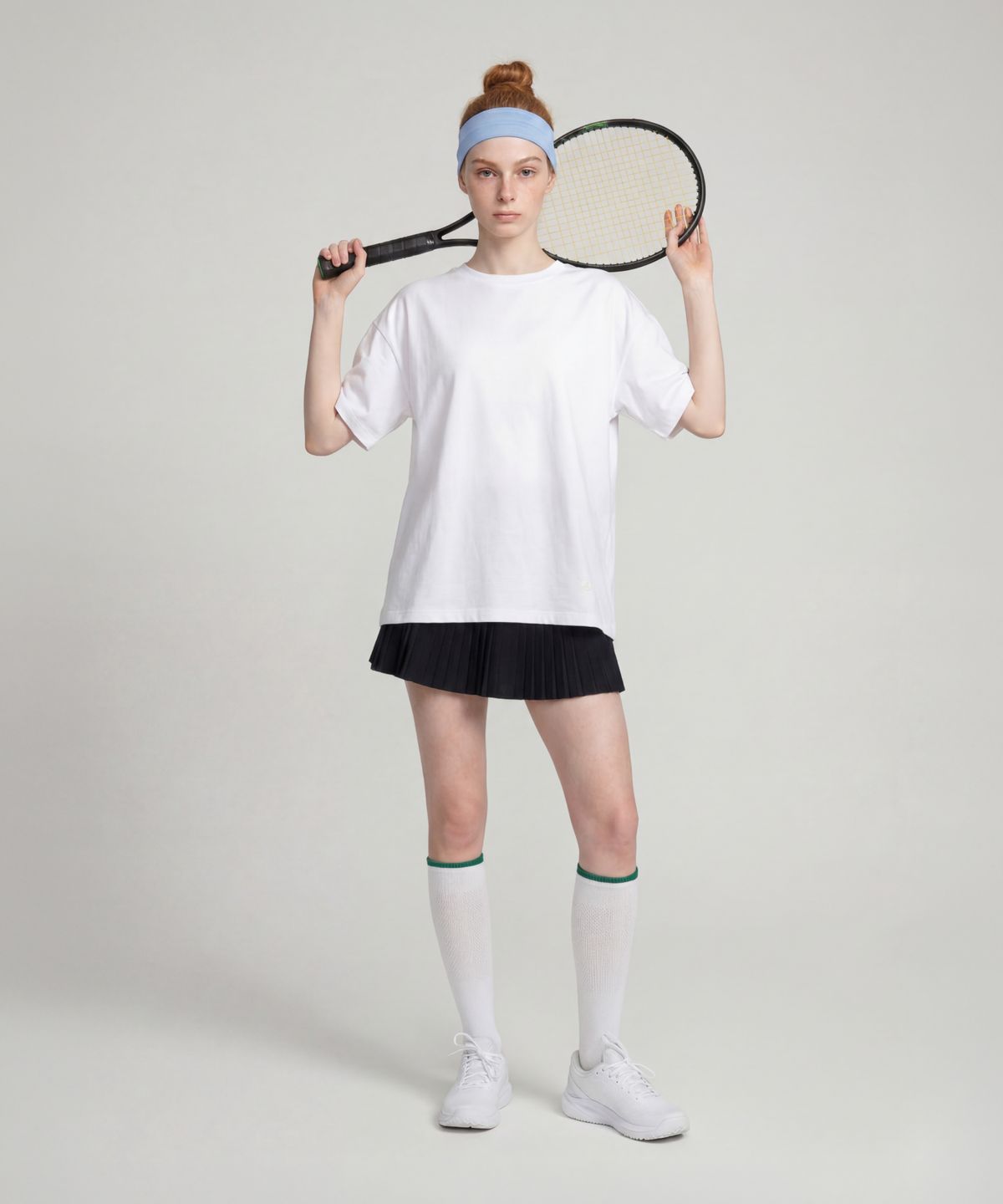 스페리(SPERRY) 루즈핏 크루넥 반팔티_아이보리 [SPRU_0005]