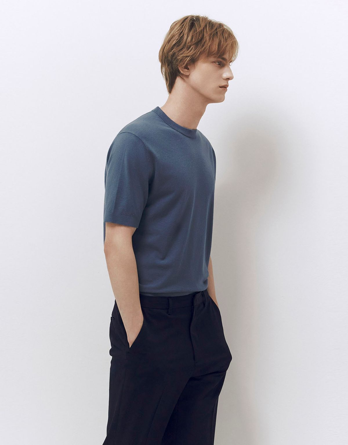 컨셉원(CONCEPTS1ONE) 워셔블 크루넥 반팔 니트 스웨터 10056522/056522 [2color]