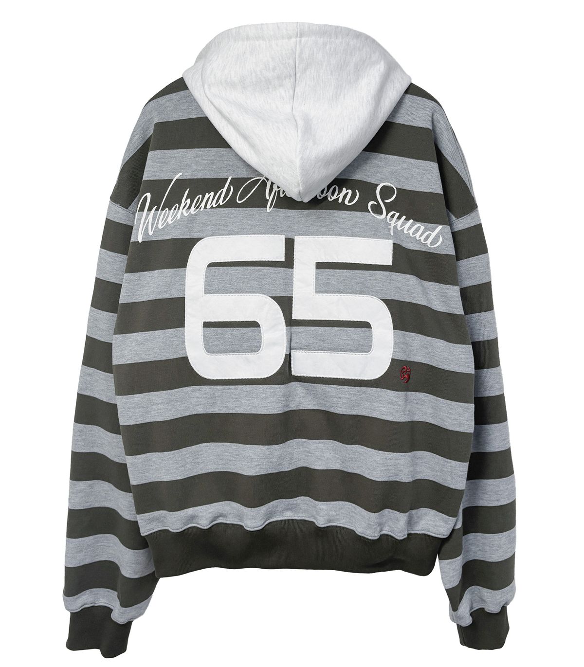 워즈(WAS) 럭비65 후드 (OLIVE STRIPE)