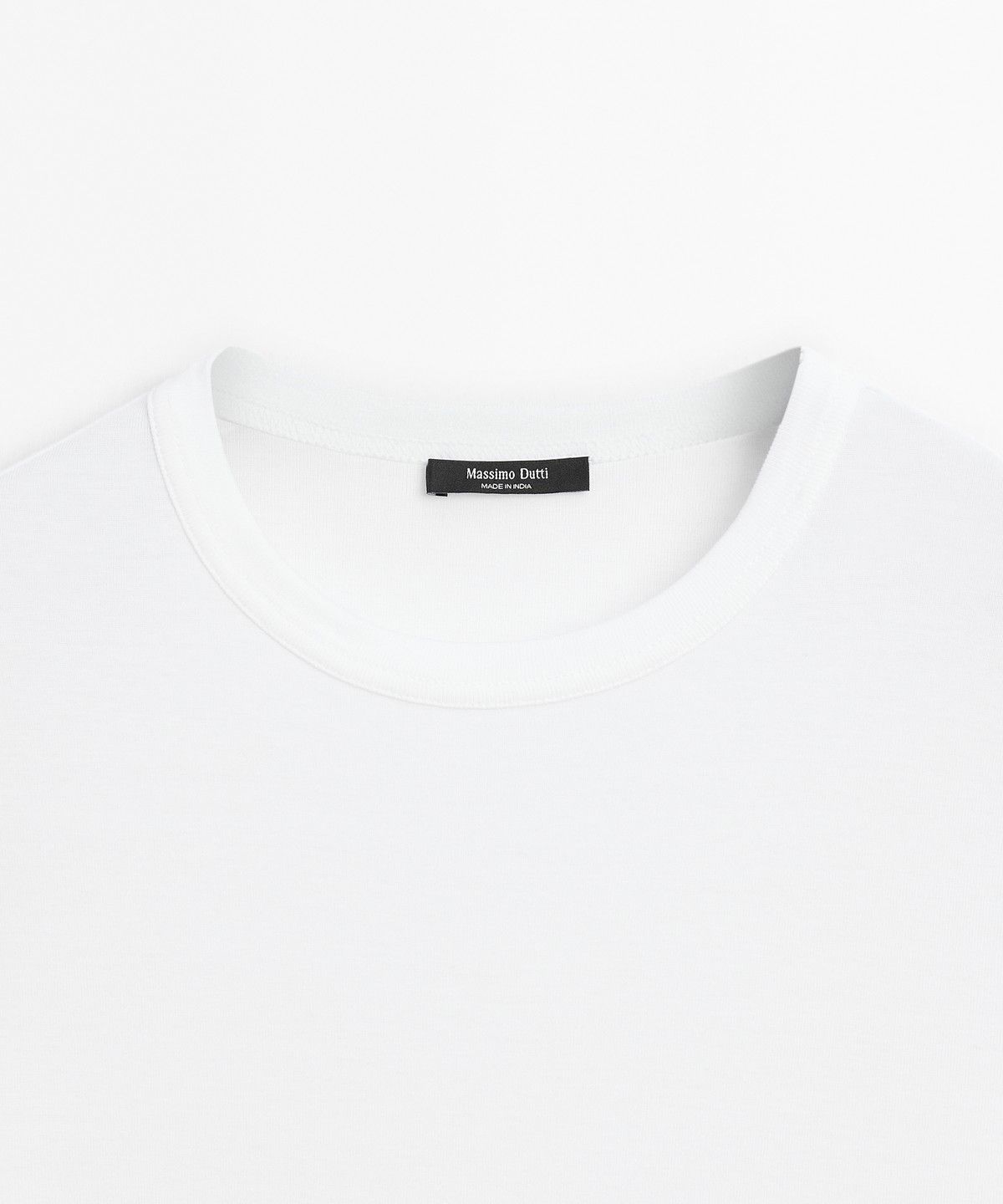 마시모두띠(MASSIMO DUTTI) 100% 코튼 반팔 티셔츠
