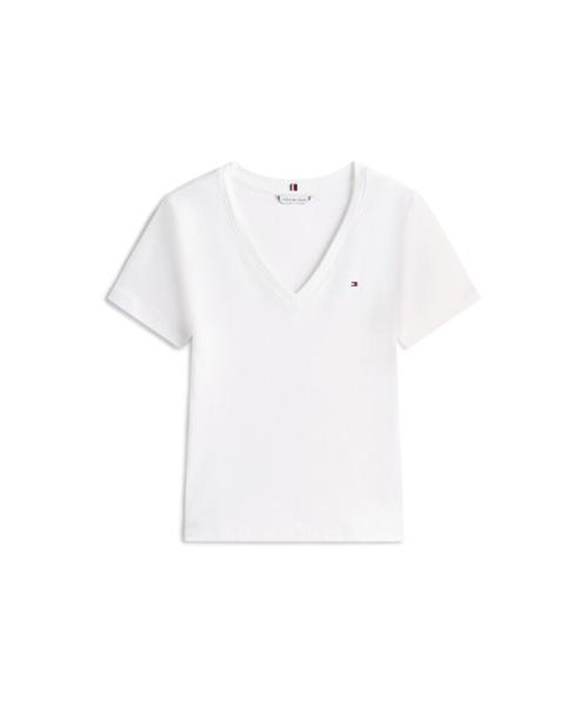 타미힐피거(TOMMY HILFIGER) 슬림 브이넥 티셔츠 (T22G1TTO051WT102Z)