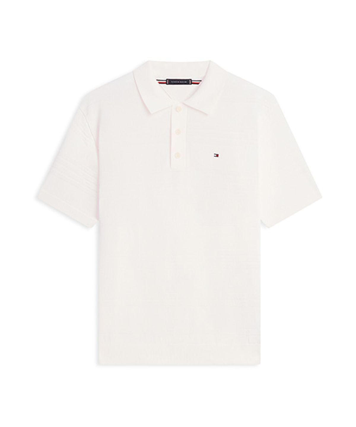 타미힐피거(TOMMY HILFIGER) 코튼 블렌드 폴로 셔츠 (T12G1KPN260MT2Z00)