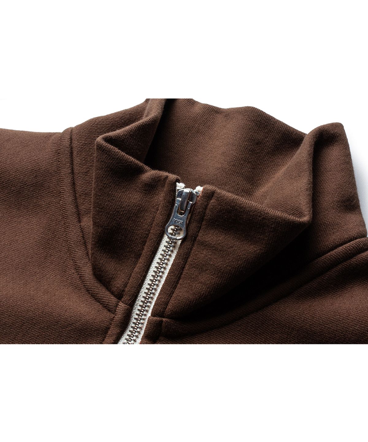더 레스큐(THE RESQ) CLASSIC HALF ZIP SWEATSHIRT [BOURBON BROWN]