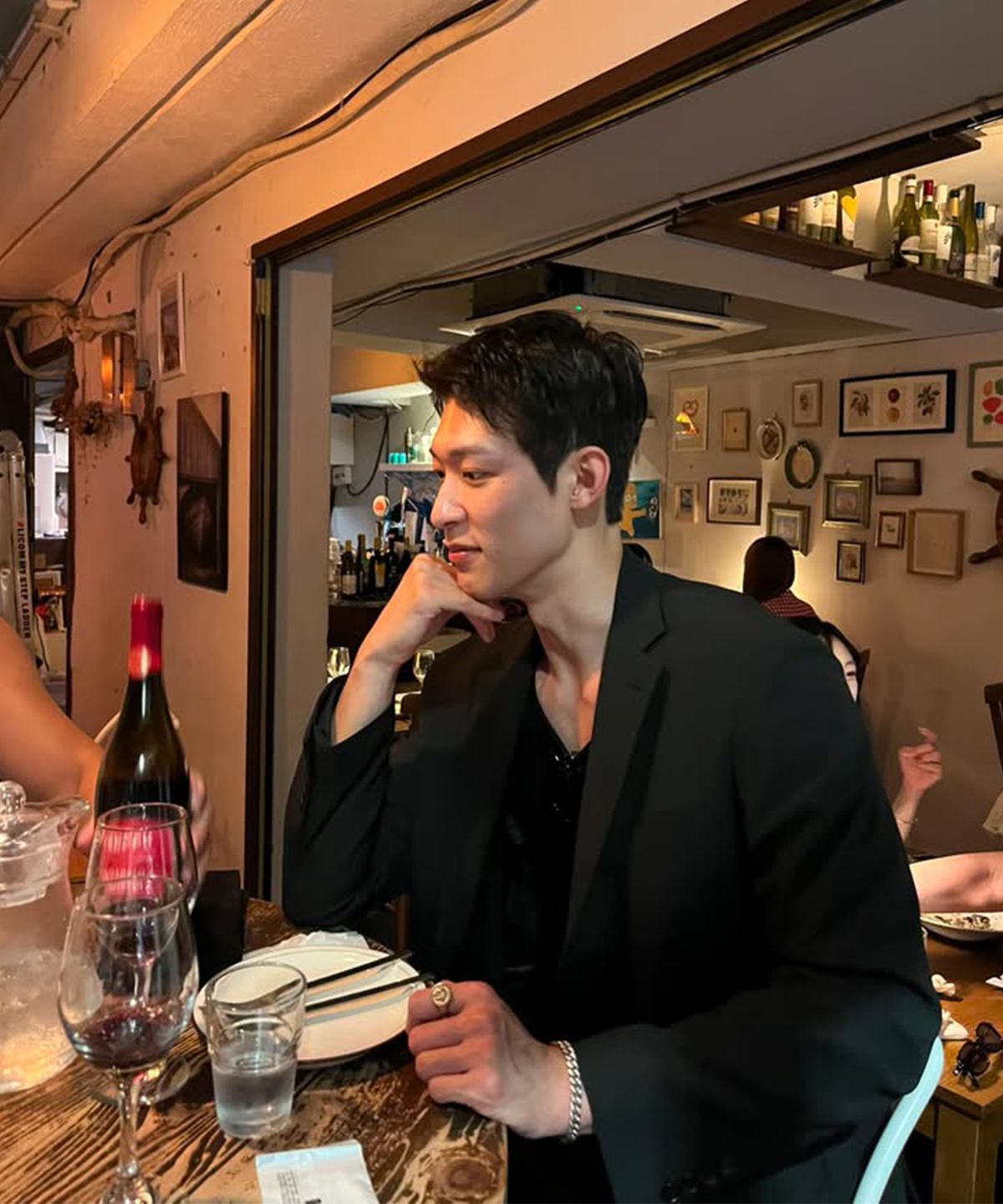 예일(YALE) 스트레치 컴포터블 수트 셋업 - 레귤러 핏_블랙