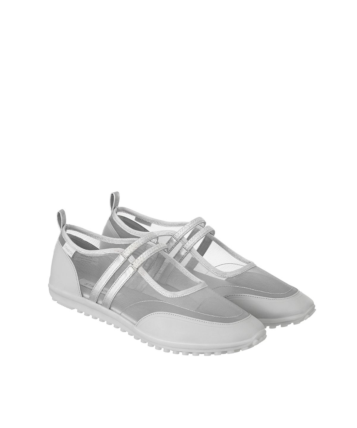 스탠드오일(STAND OIL) Strap Mary Jane Sneakers · 스트랩 메리제인 스니커즈 / 메쉬 실버