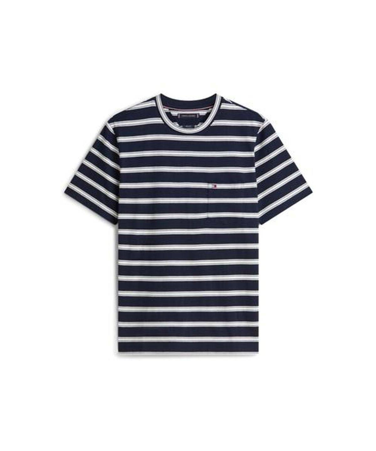 타미힐피거(TOMMY HILFIGER) 에센셜 스트라이프 포켓 티셔츠 (T12G1TPO060MT10A5)