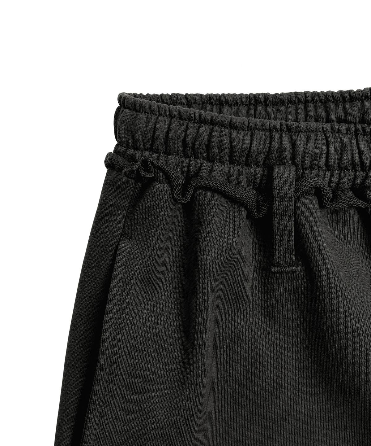 페플리(PEPLEE) Cut Off Bermuda Sweat Pants (Black)