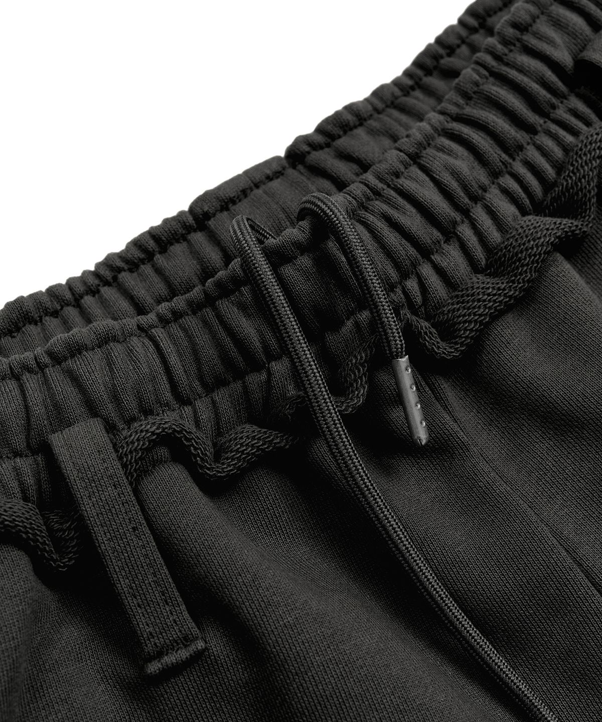 페플리(PEPLEE) Cut Off Bermuda Sweat Pants (Black)