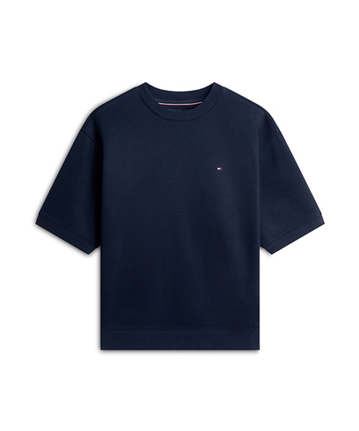 타미힐피거(TOMMY HILFIGER) 인테크노 반팔 스웨트 셔츠 (T12G1TPO160MT2DW5)