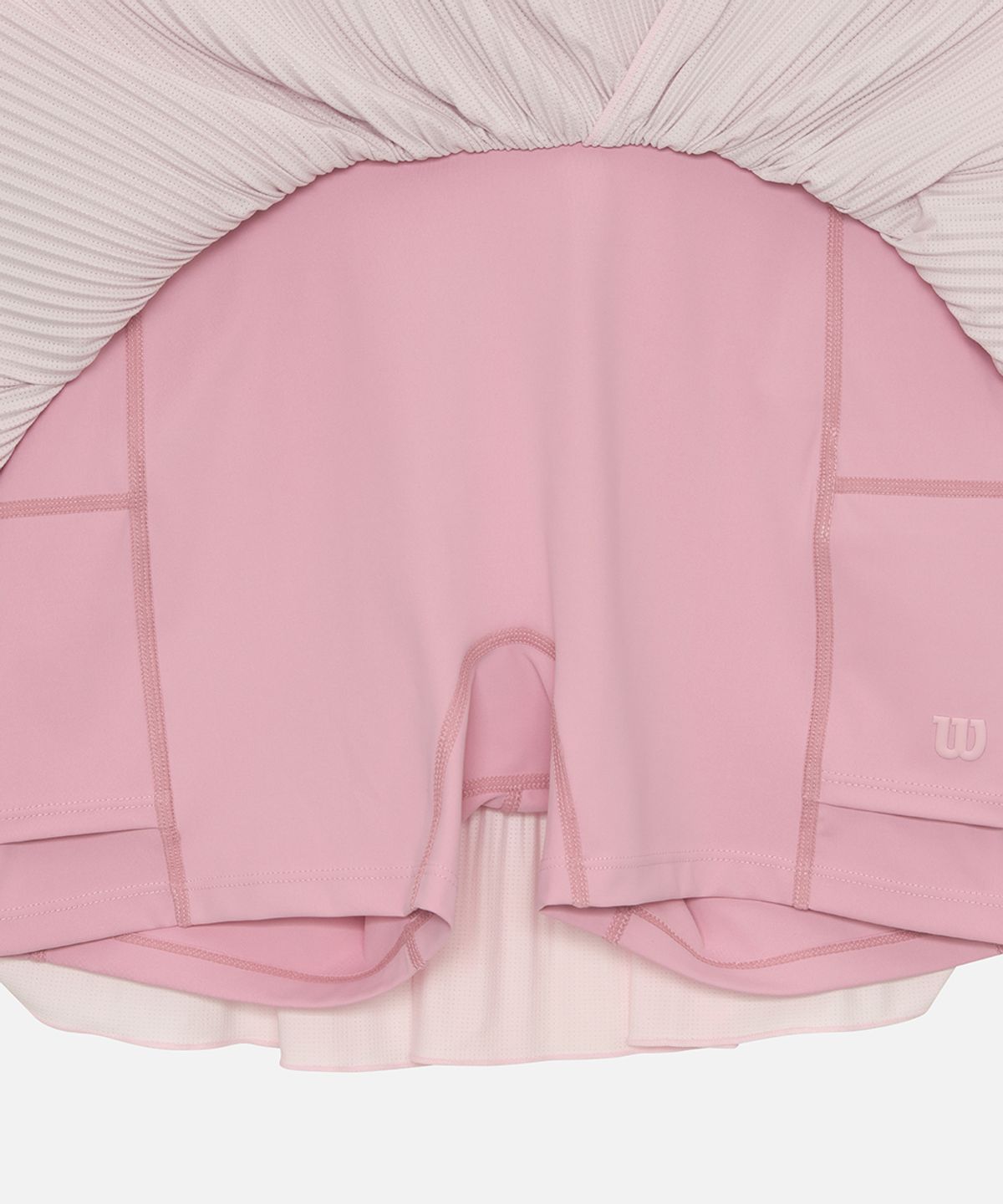 윌슨(WILSON) 리플 메쉬 옴브레 스커트 W (3color)