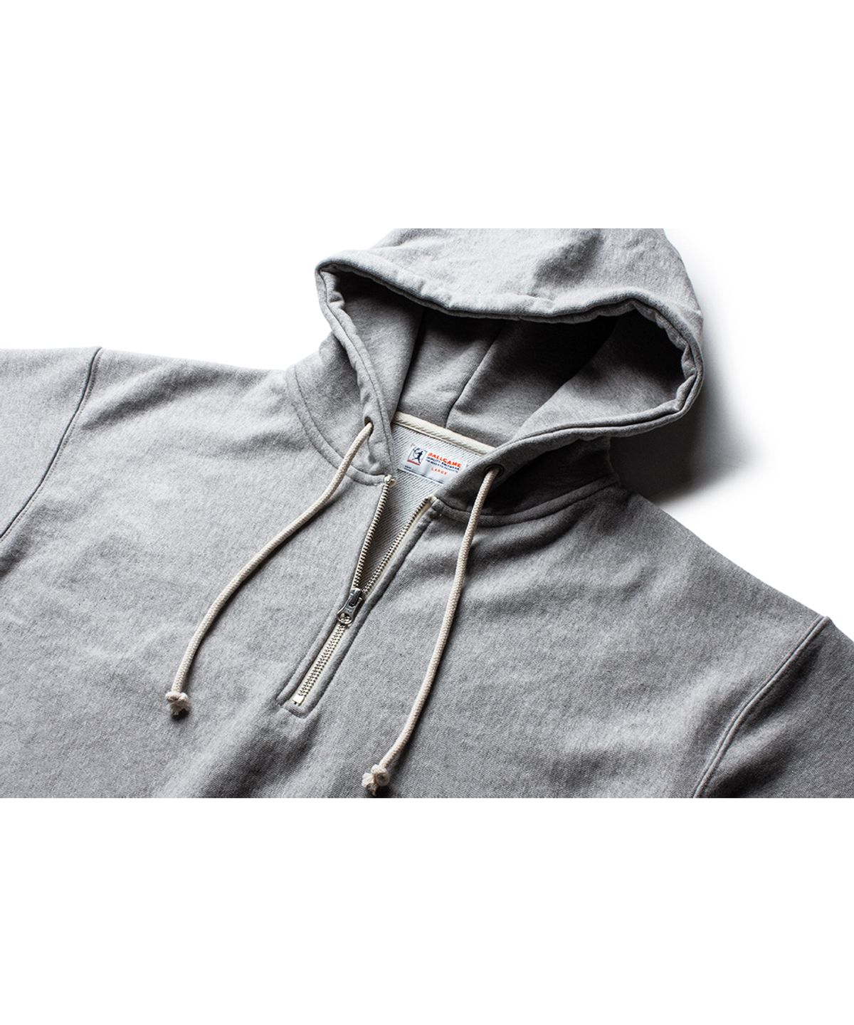 더 레스큐(THE RESQ) CLASSIC QUARTER ZIP HOODIE [MELANGE GREY]