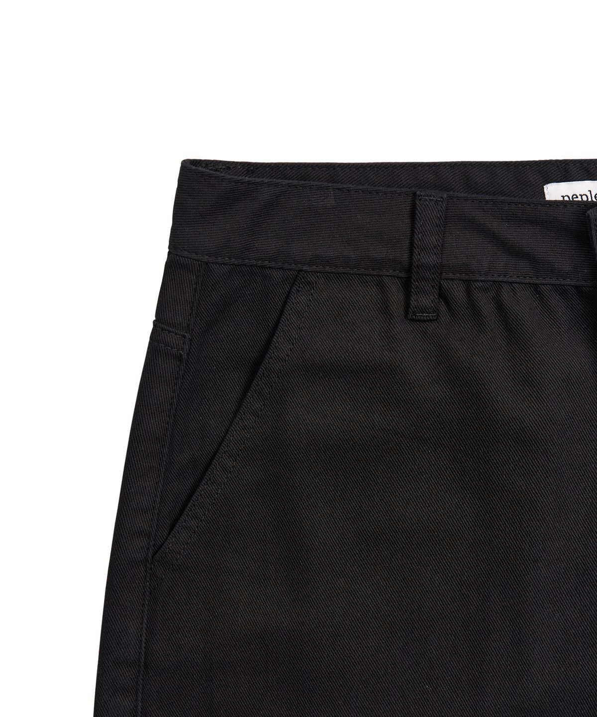 페플리(PEPLEE) Tuck Strap Capri Pants (Black)