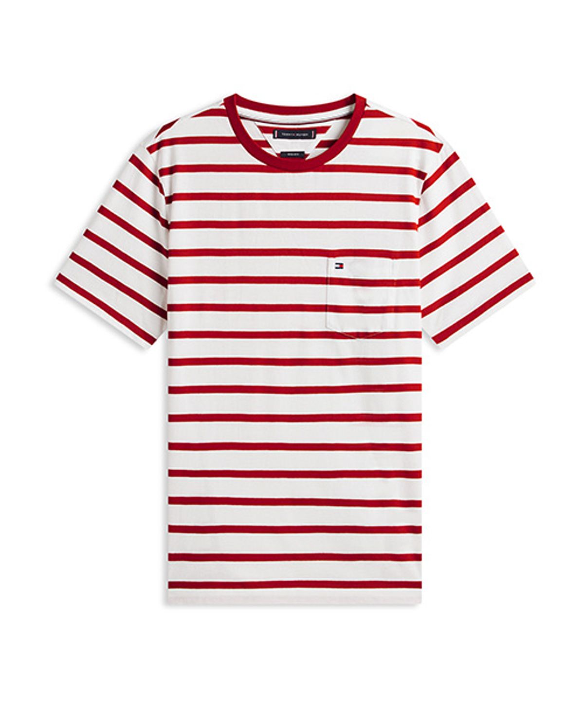 타미힐피거(TOMMY HILFIGER) 에센셜 스트라이프 포켓 티셔츠 (T12G1TPO060MT10FA)