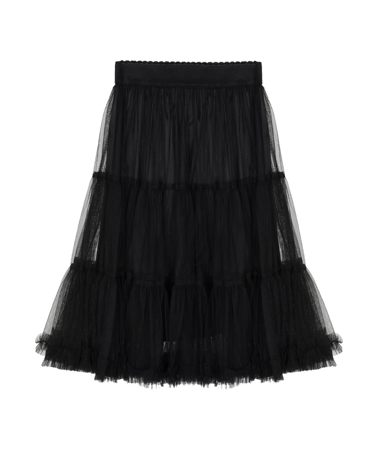 닉앤니콜(NICK&NICOLE) TULLE VOLUME SKIRT_BLACK