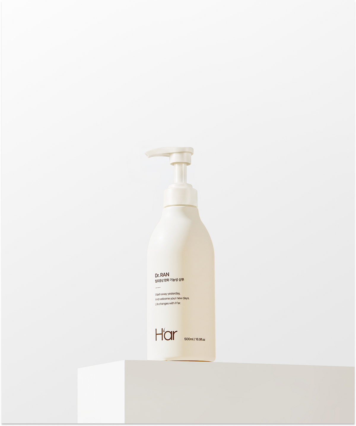 하아르(H'AR) [탈모증상완화] 닥터란 계란유래단백질 샴푸 500ml 1box (+ 증정 : 두피브러쉬)