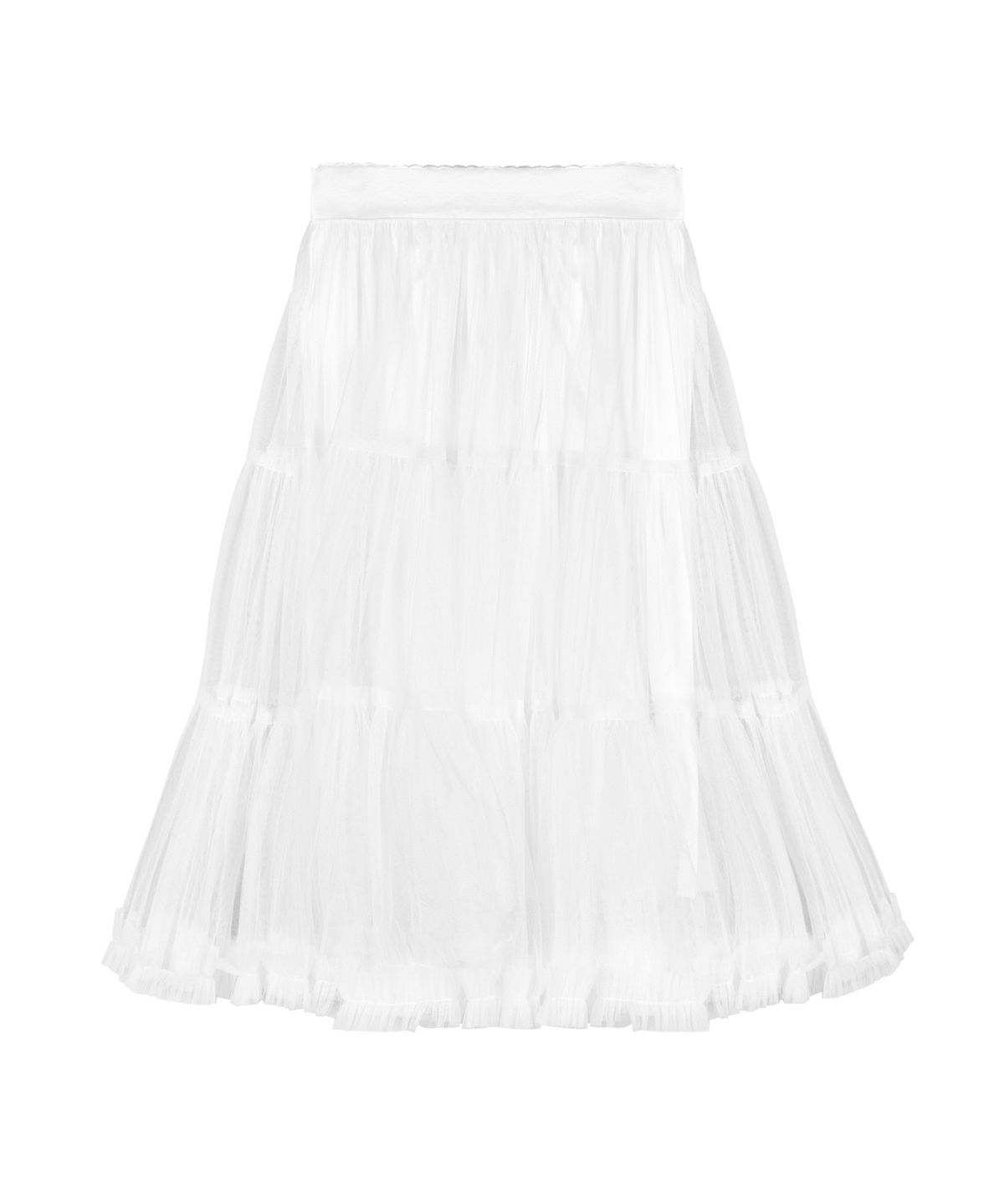 닉앤니콜(NICK&NICOLE) TULLE VOLUME SKIRT_WHITE