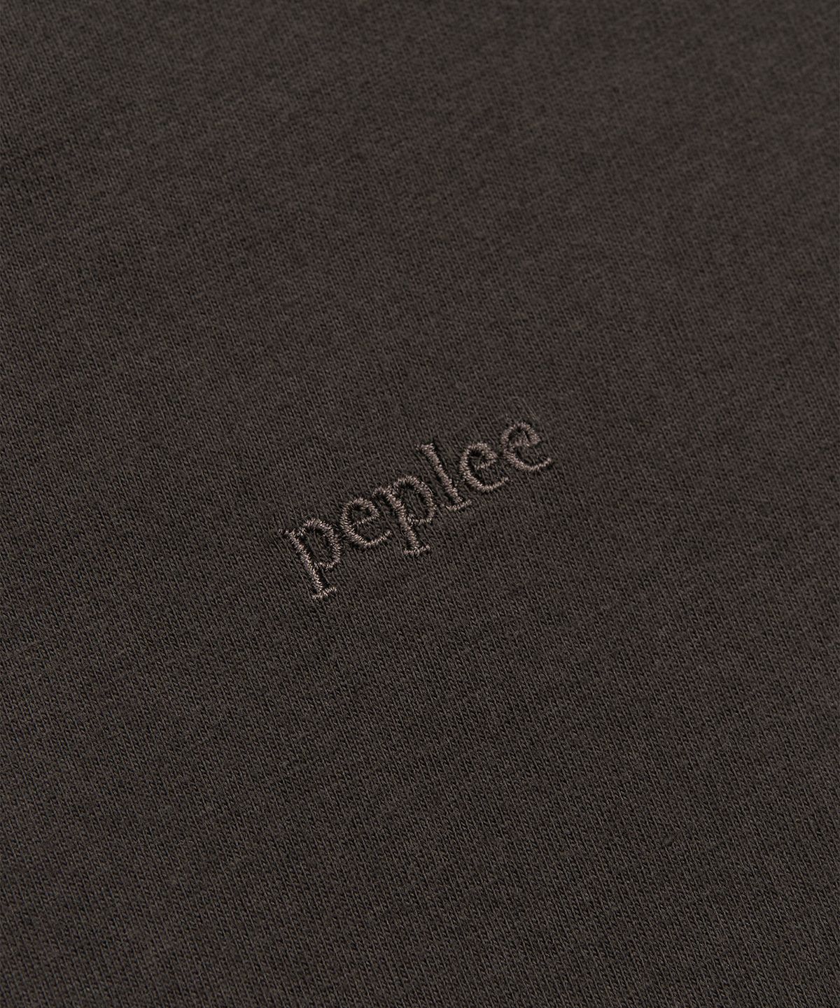 페플리(PEPLEE) Snap One-Shoulder Tee (Charcoal)