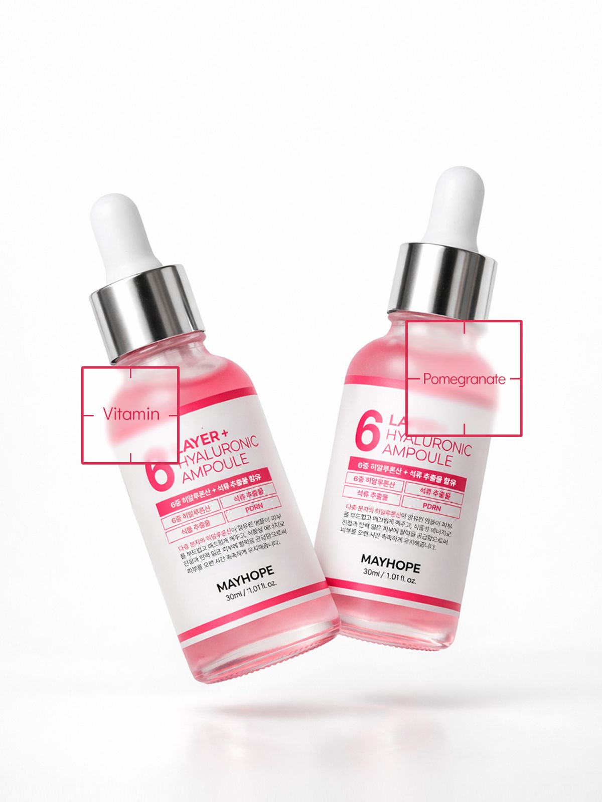 메이홉(MAYHOPE) 히알루론산 + PDRN 앰플 수분 보습 케어 30ml