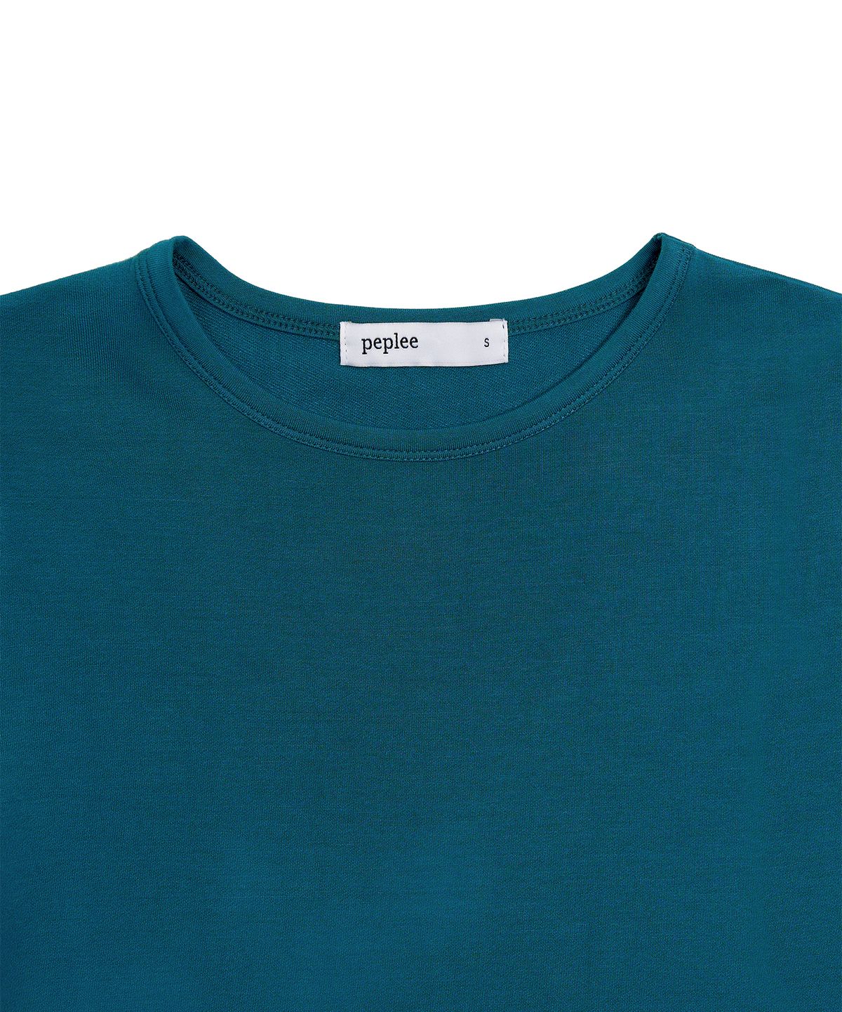 페플리(PEPLEE) Cap Sleeve Mini Tee (Blue Green)