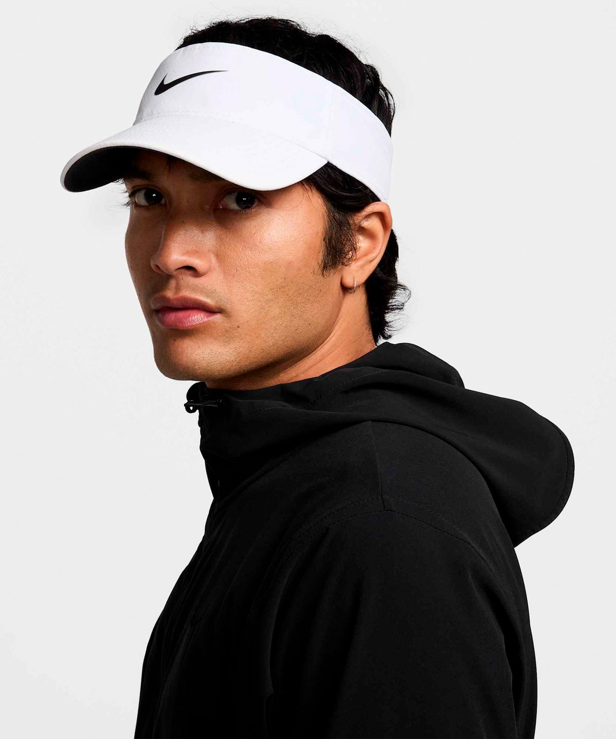 나이키(NIKE) 에이스 드라이 핏 바이저 M - 화이트:앤트러사이트:블랙 / HJ3689-100