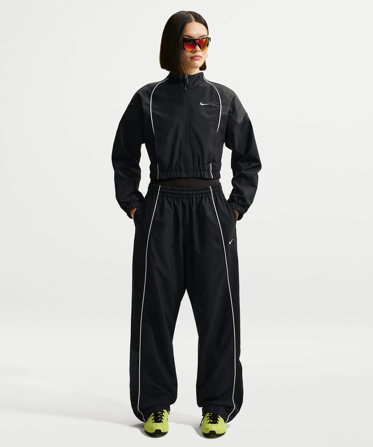 나이키(NIKE) 스포츠웨어 슈렁큰 트랙 재킷 W - 블랙:세일 / IF0217-010