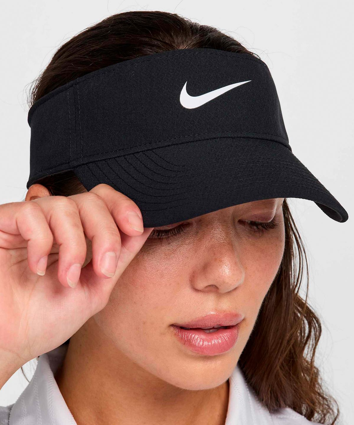나이키(NIKE) 에이스 드라이 핏 바이저 - 블랙:앤트러사이트:화이트 / HJ3689-010