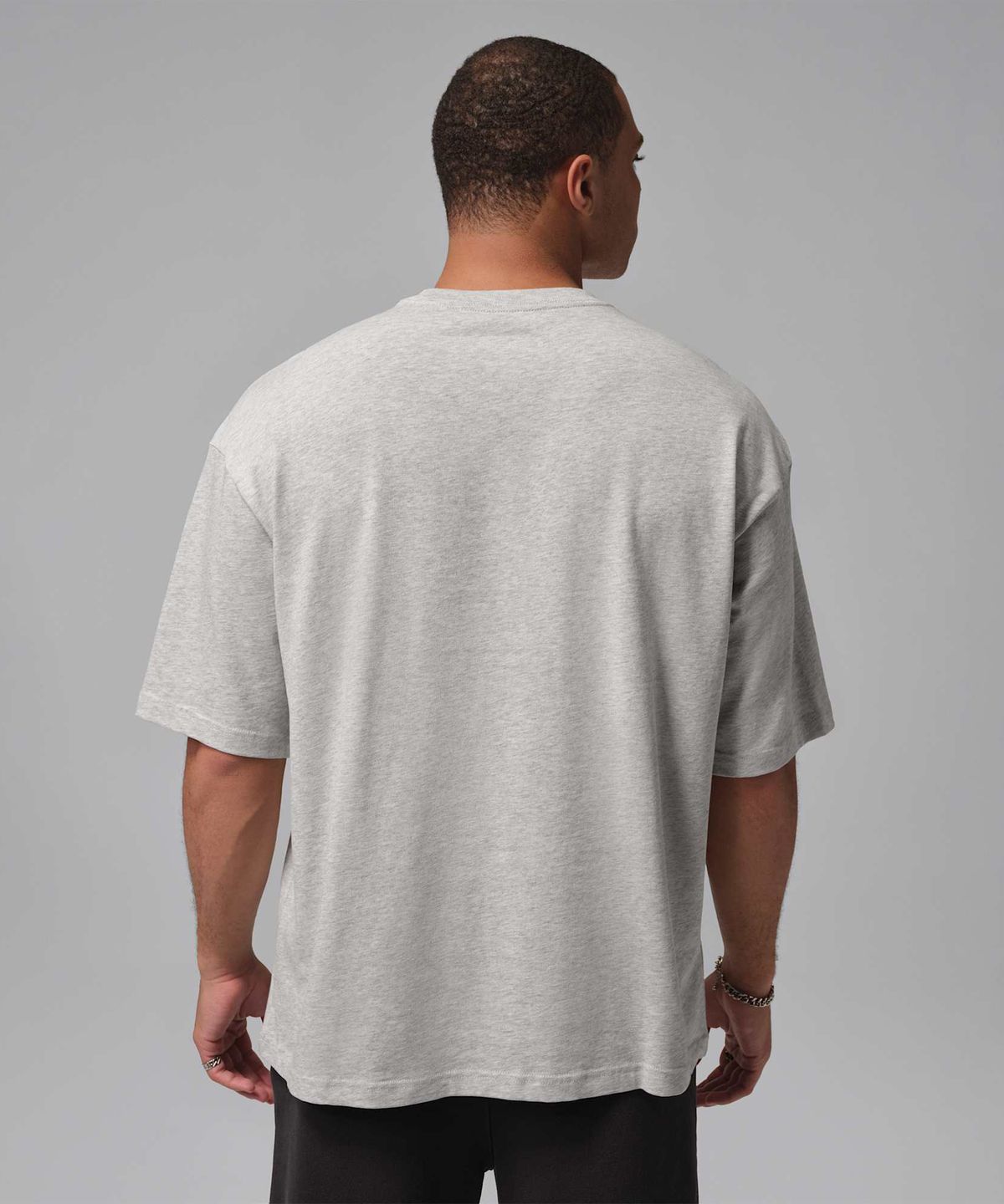나이키(NIKE) 조던 플라이트 에센셜 오버사이즈 티셔츠 M - 그레이 헤더:화이트 / IB7345-050
