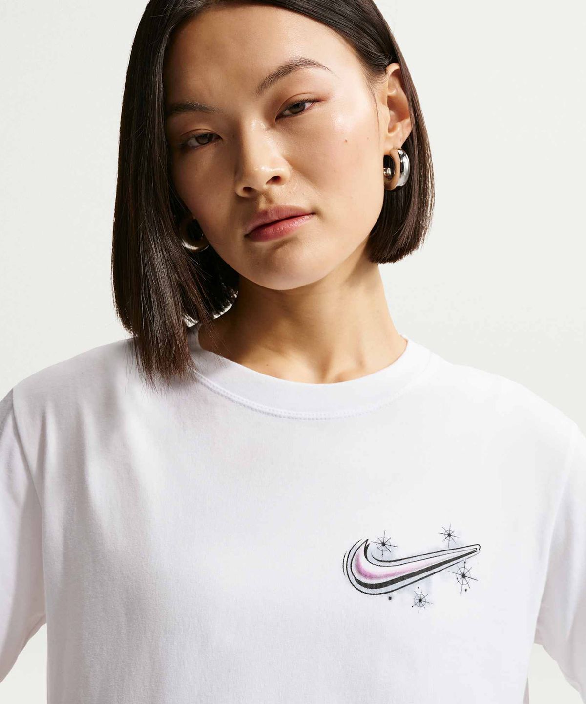 나이키(NIKE) 스포츠웨어 클래식 오버사이즈 티셔츠 W - 화이트 / IH7605-100