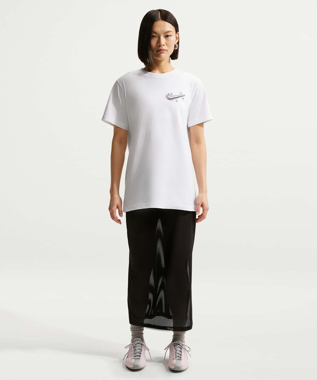 나이키(NIKE) 스포츠웨어 클래식 오버사이즈 티셔츠 W - 화이트 / IH7605-100