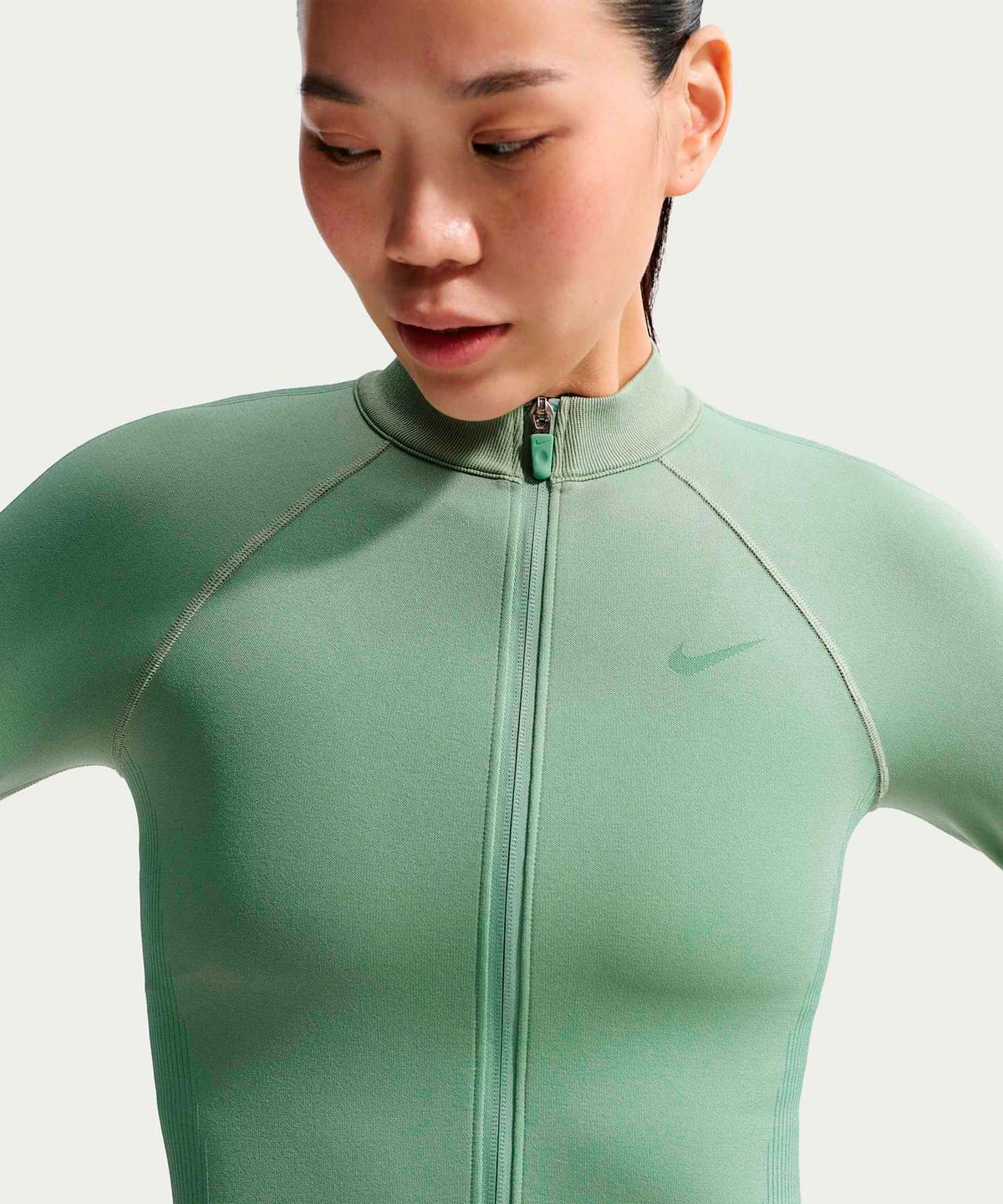 나이키(NIKE) 프로 풀집 트레이닝 탑 W - 스팀 / IO4467-006