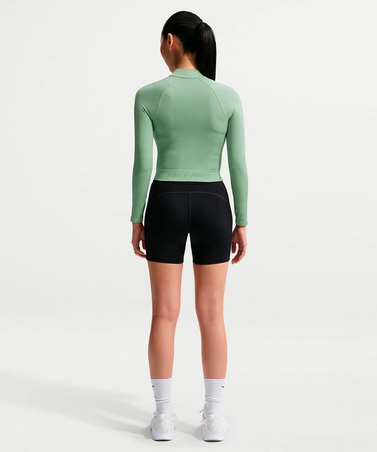 나이키(NIKE) 프로 풀집 트레이닝 탑 W - 스팀 / IO4467-006