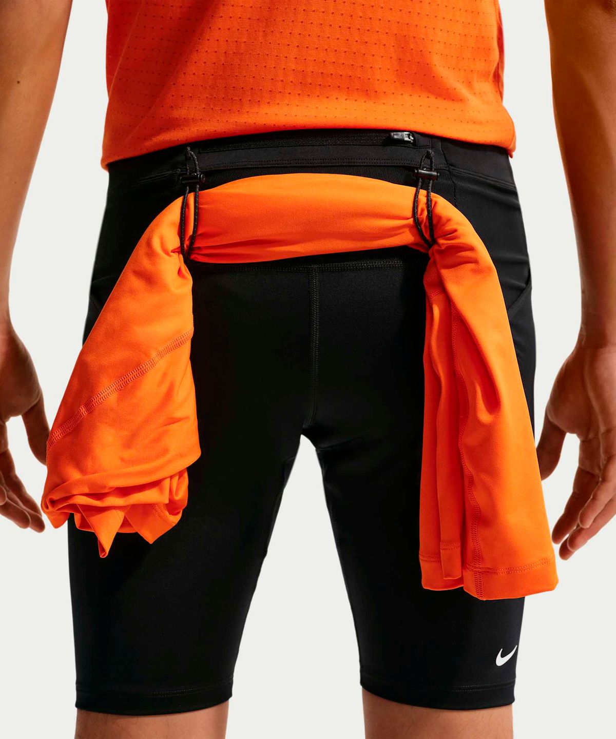 나이키(NIKE) ACG 라바 루프 드라이 핏 ADV 하프 트레일 러닝 타이츠 M - 블랙:서밋 화이트 / IO9672-010