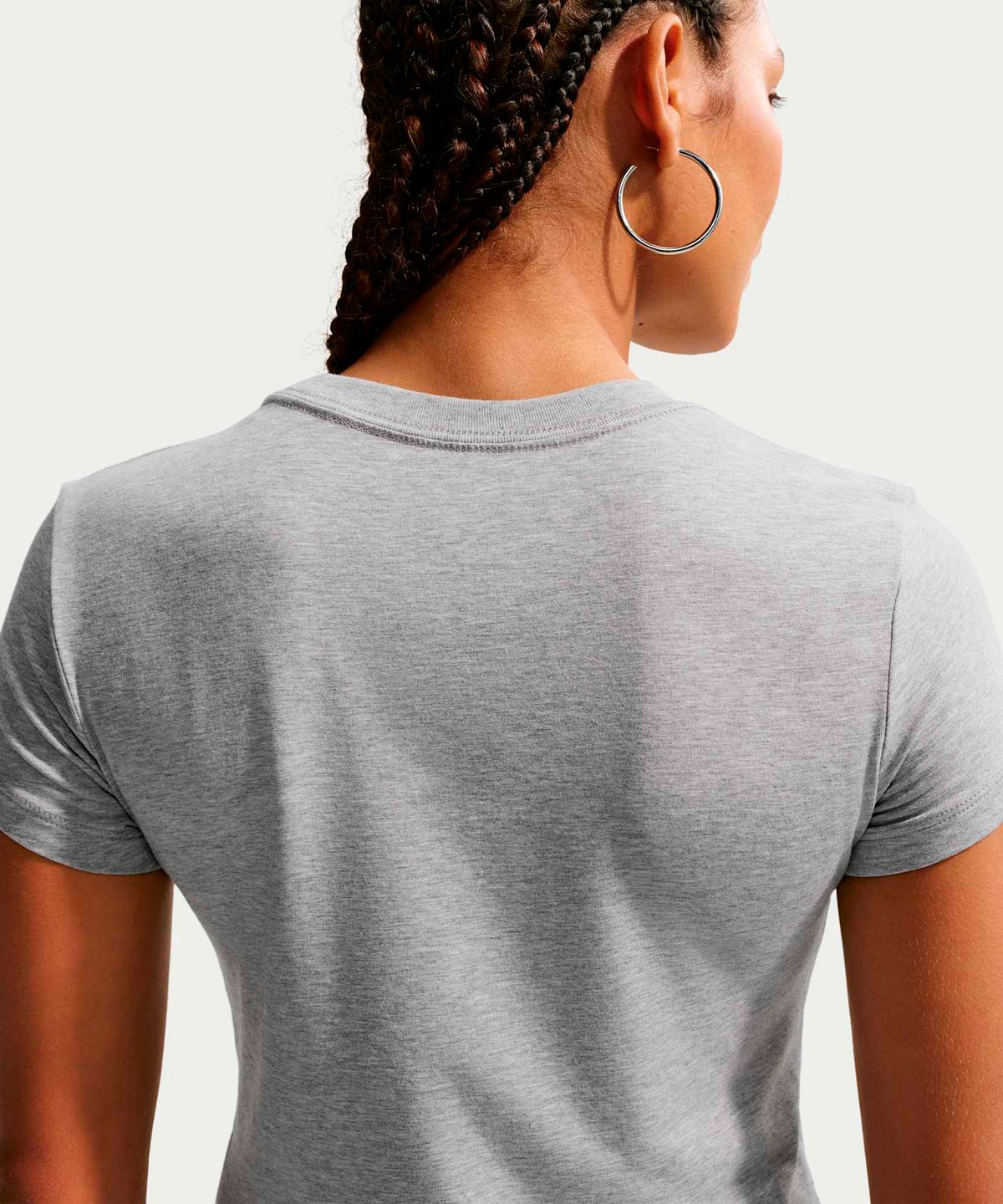 나이키(NIKE) 스포츠웨어 슬림 티셔츠 W - 다크 그레이 헤더 / IR8967-063
