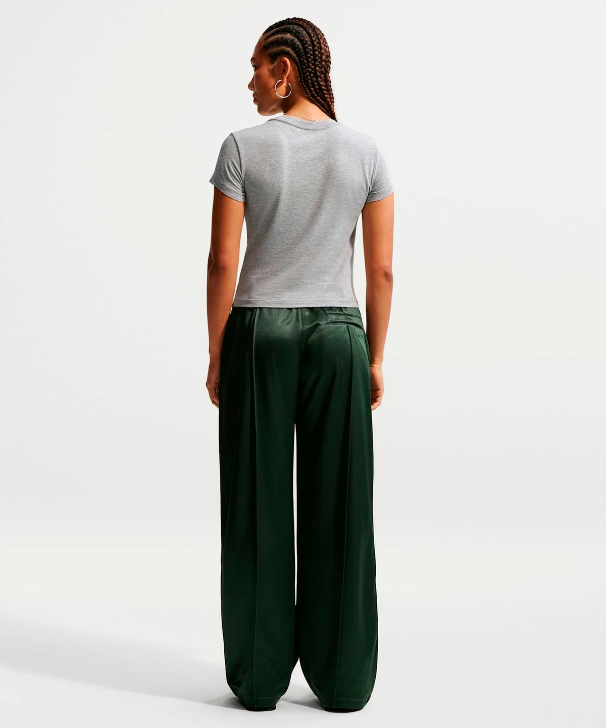 나이키(NIKE) 스포츠웨어 슬림 티셔츠 W - 다크 그레이 헤더 / IR8967-063