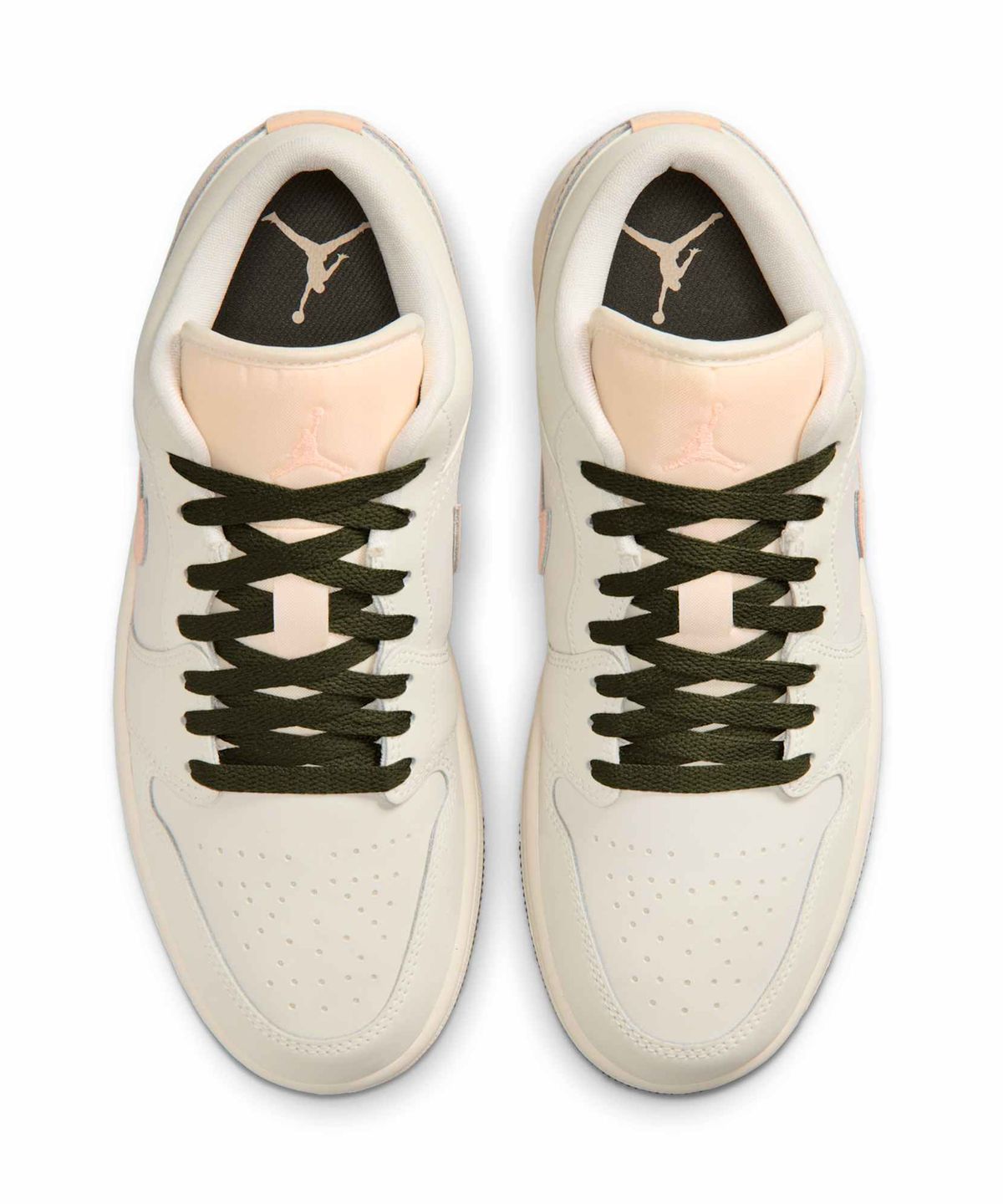 나이키(NIKE) 에어 조던 1 로우 W - 세일:크림슨 틴트:카고 카키 / DC0774-111