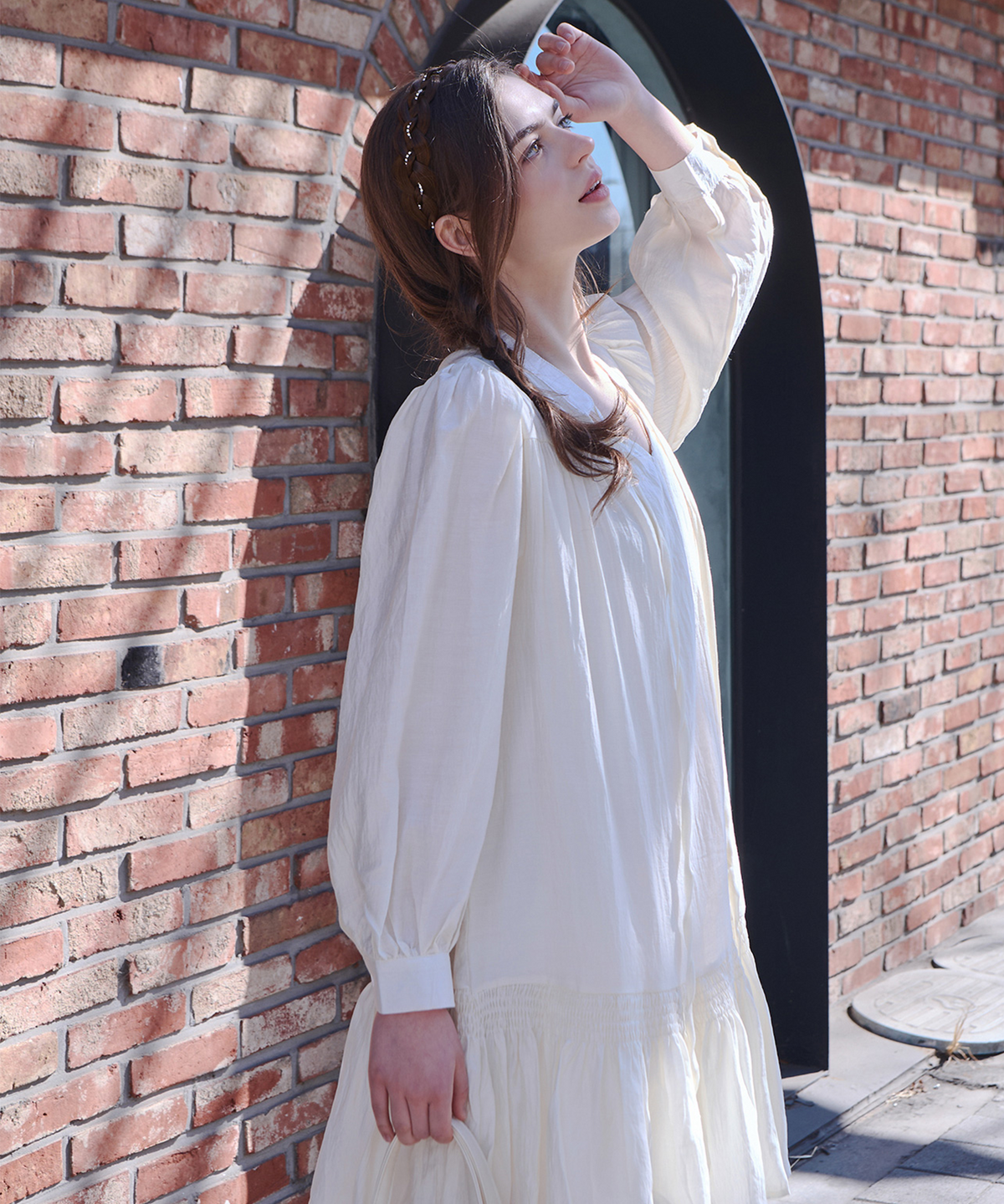 슬로우롤리(SLOWLOLLI) May frill ethnic dress_2 Colors
