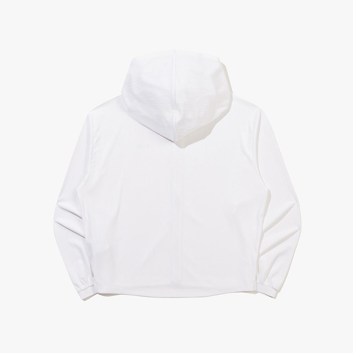 디아도라(diadora) 시어 골지 후드 집업 우먼 OFF WHITE