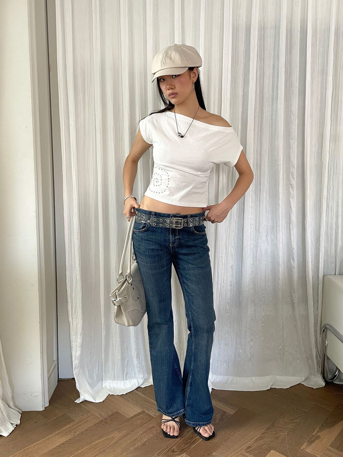 디망쉬(DIMANCHE) Soho Top (white)