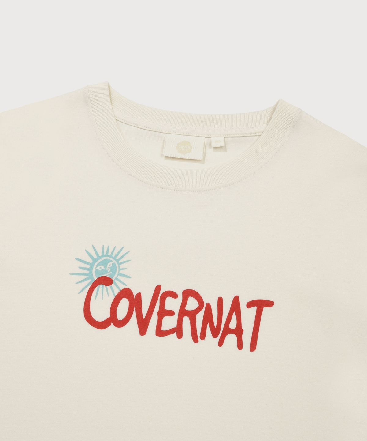커버낫 우먼(COVERNAT WOMAN) 우먼 솔레이 그래픽 티셔츠 아이보리