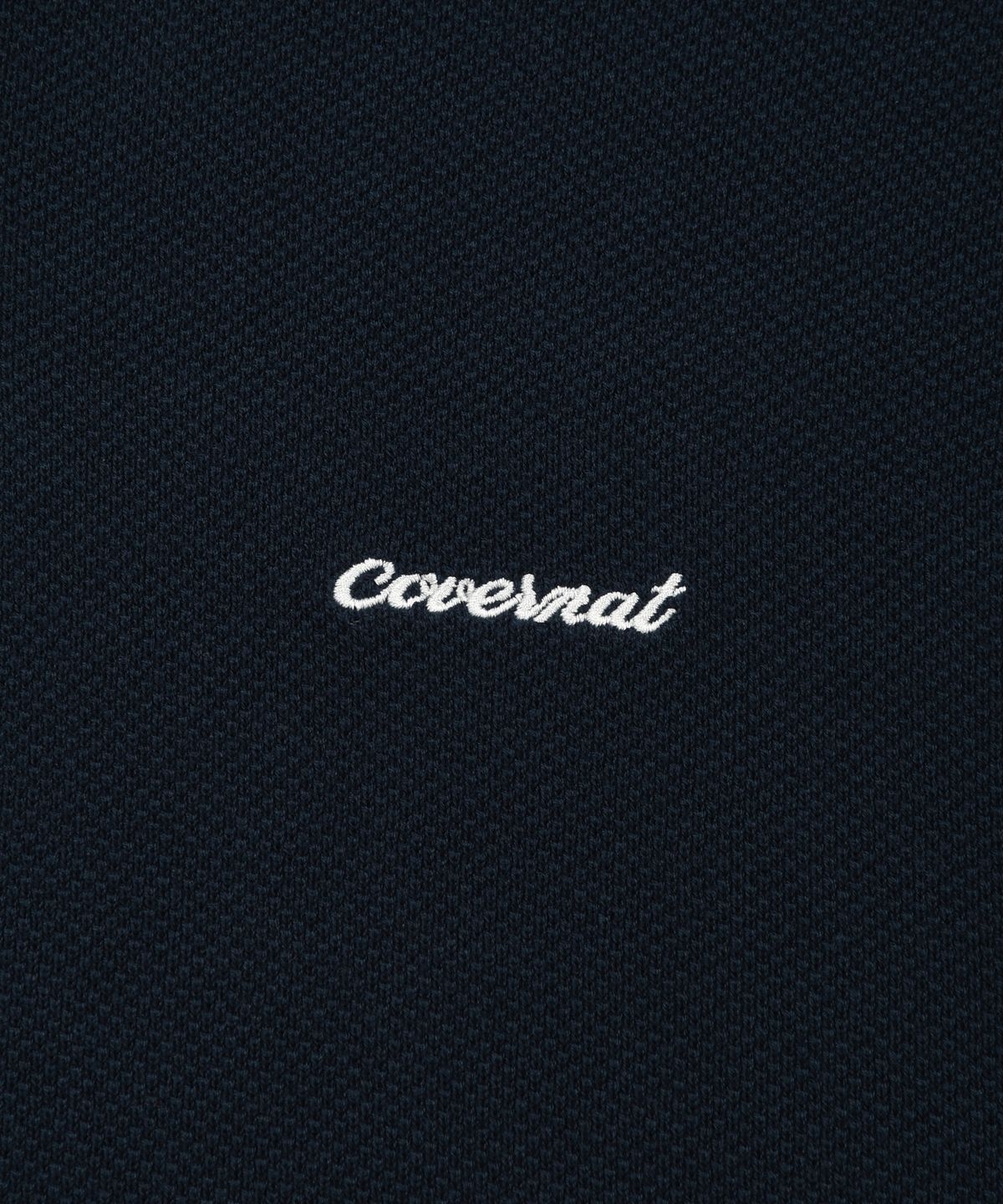 커버낫 우먼(COVERNAT WOMAN) 우먼 카라 하프 니트 네이비