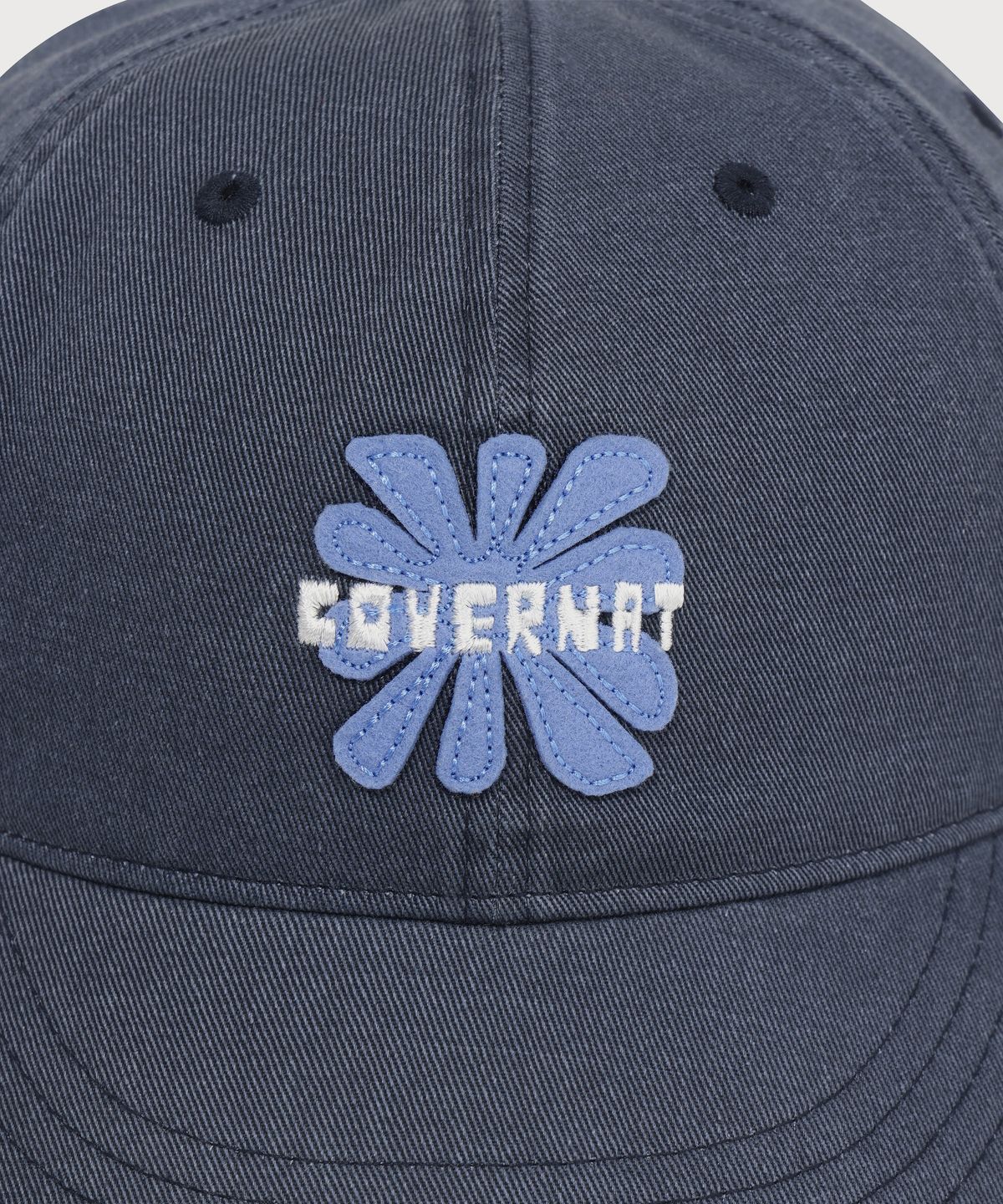 커버낫 우먼(COVERNAT WOMAN) 우먼 플라워 로우 캡 네이비