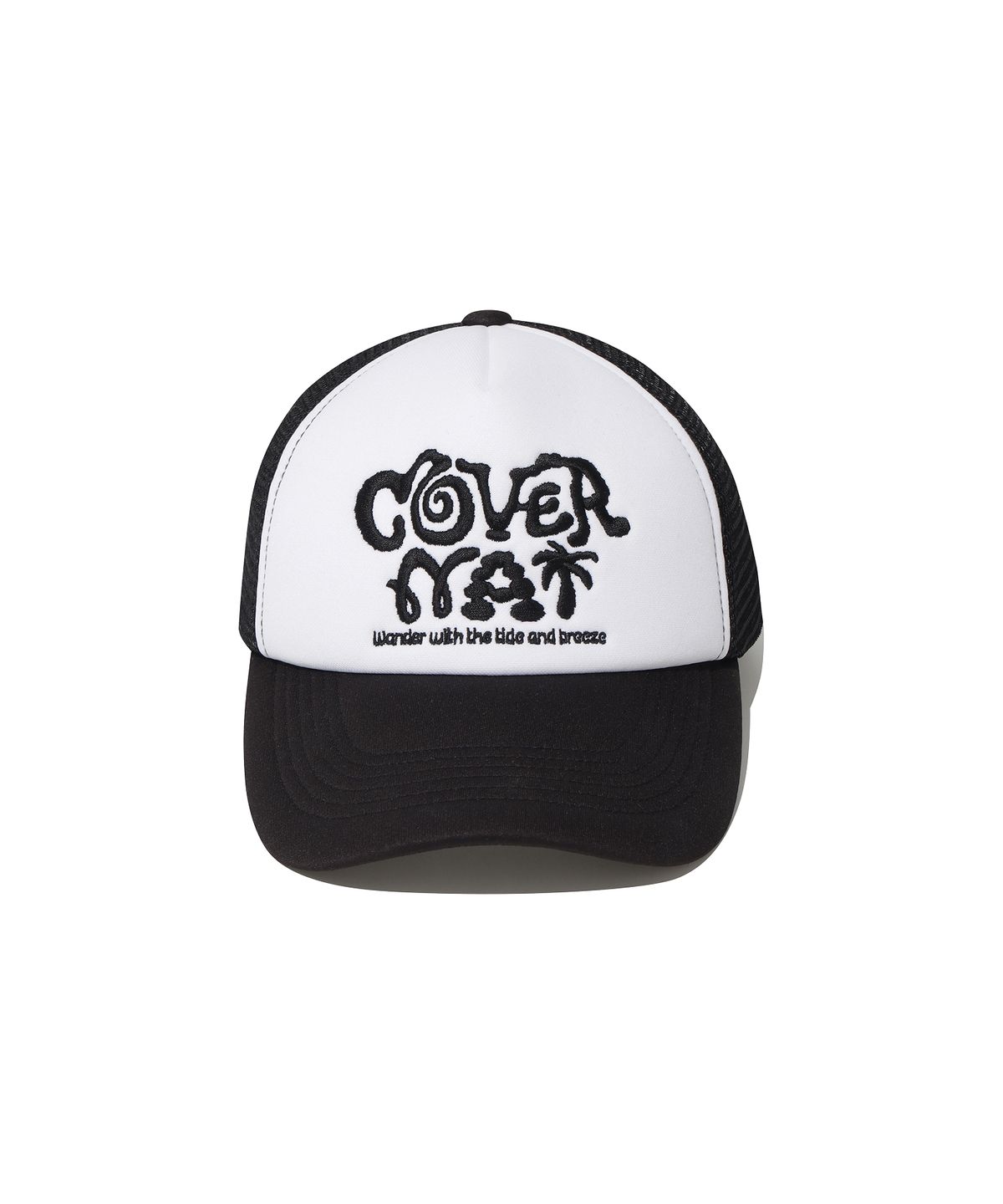 커버낫(COVERNAT) 그래픽 매쉬 캡 블랙
