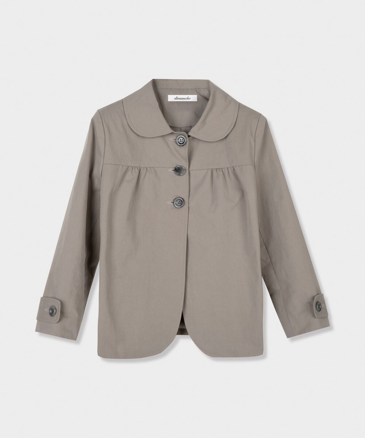 디망쉬(DIMANCHE) Spring Cotton Jacket (khaki)